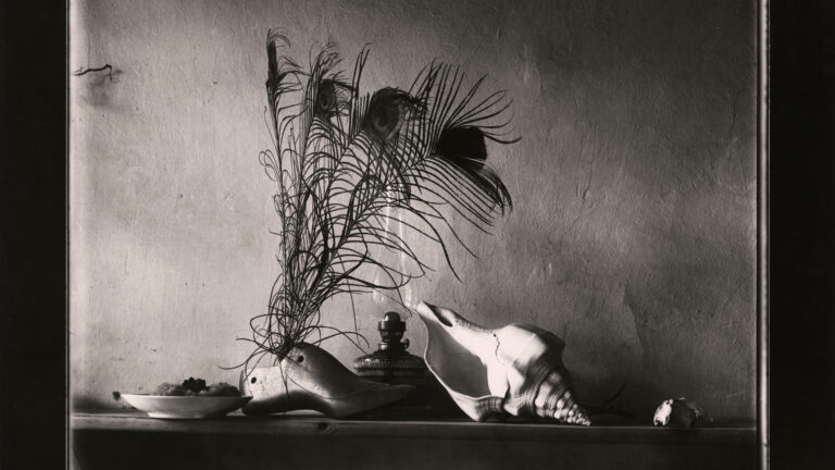 Josef Sudek, Zátiší podle Carravaggia, 1956