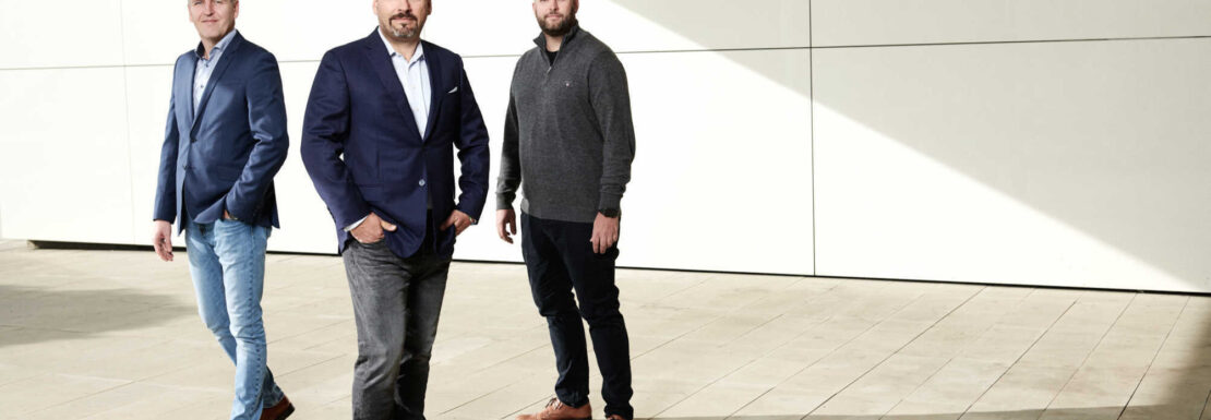 Otto Jerman, Jan Muranský a Martin Škoda z vedení POP Airport