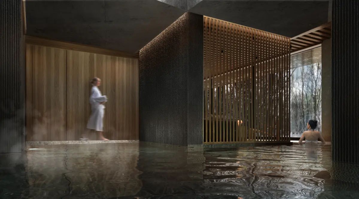 Aparthotel Lesní stráně – wellness bazén